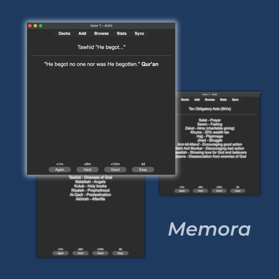 AQA GCSE RS Flashcards – Muslim Beliefs & Practices (Paper 1)